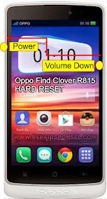 Hard Reset Oppo Find Clover R815 Test Sukses