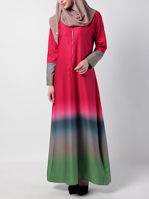 Long Dress Muslim Terbaru Desain Mewah Incaran Hijabers Masa Kini