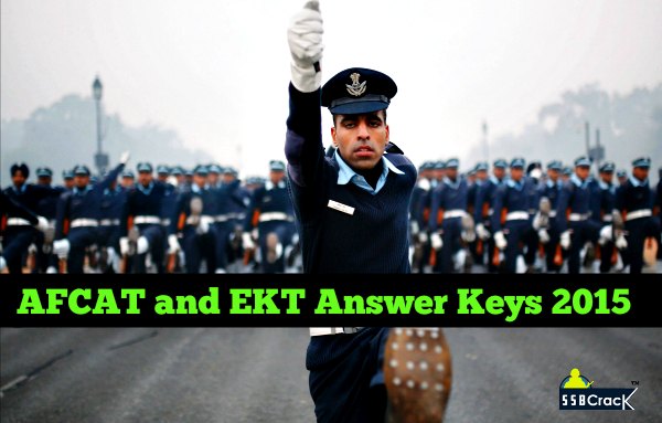 AFCAT and EKT Answer Keys 2015