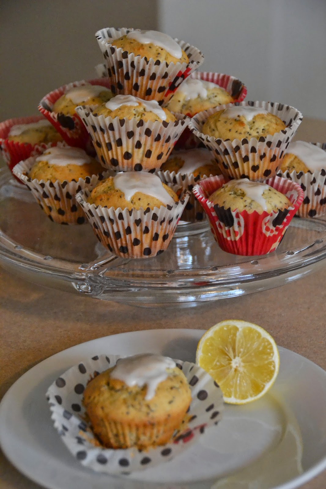 My Bite of Life Lemon Yogurt and Chia Muffins