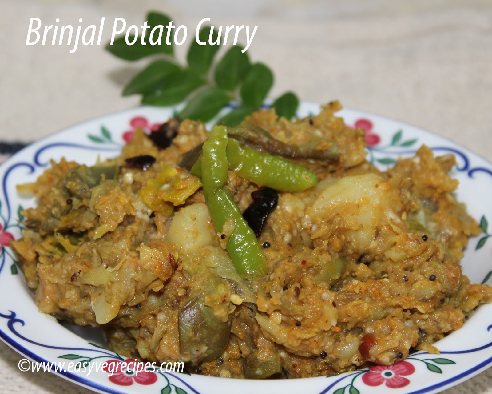 Brinjal Potato Curry