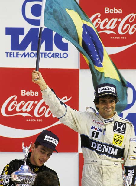 Ayrton Senna: Há 30 anos: Piquet, Senna e a Bandeira