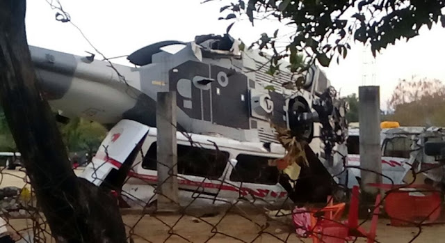 Fiscalía de Oaxaca identifica a 14 muertos por caída de helicóptero