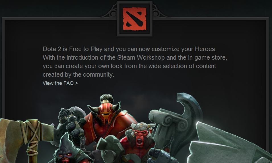 Dota 2 is Free to Play! The Dota 2 Store Now Open! - DotA-Blog