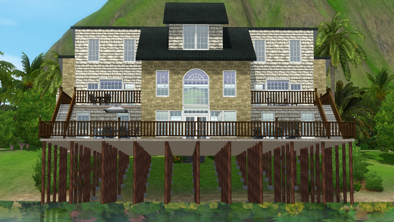 My Sims 3 Blog Large Family Vacation House by TS3 Houses