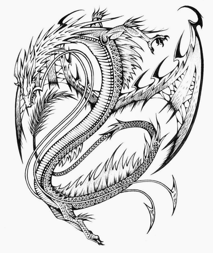 Coloring Pages Dragon Coloring Pages Free And Printable