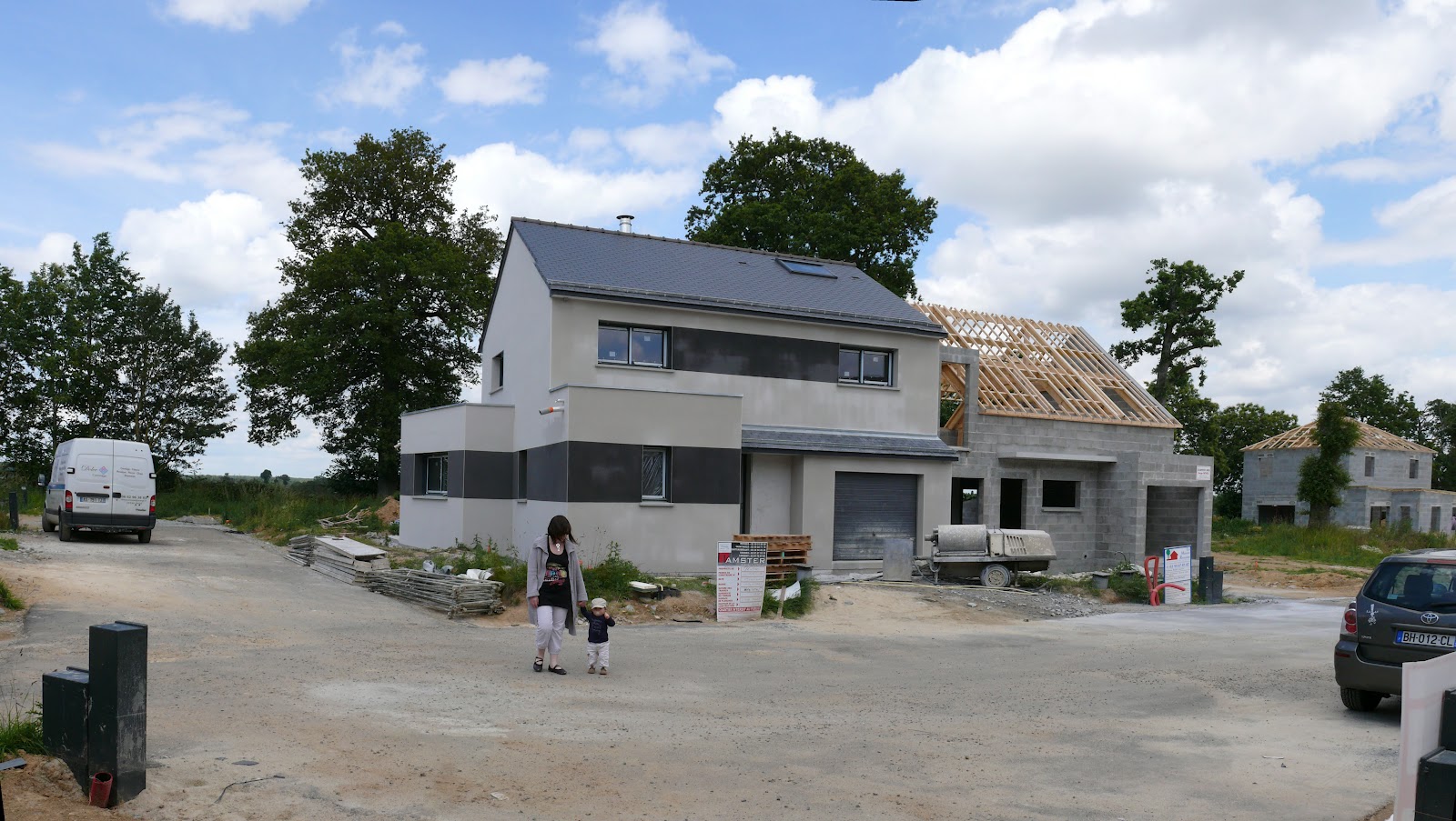 Notre Maison A Chateaugiron 23 Juin 2012 Enduit Termine