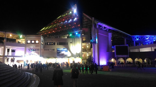 L'entrée de l'aquarium