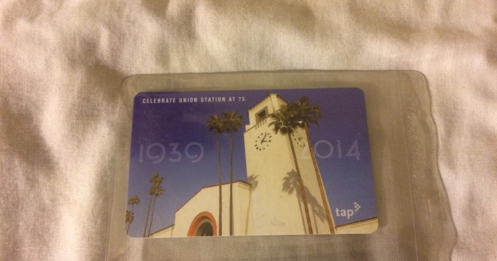 Tap Cards of Metro Los Angeles 2014 Union Station 75th Anniversary Tap Card