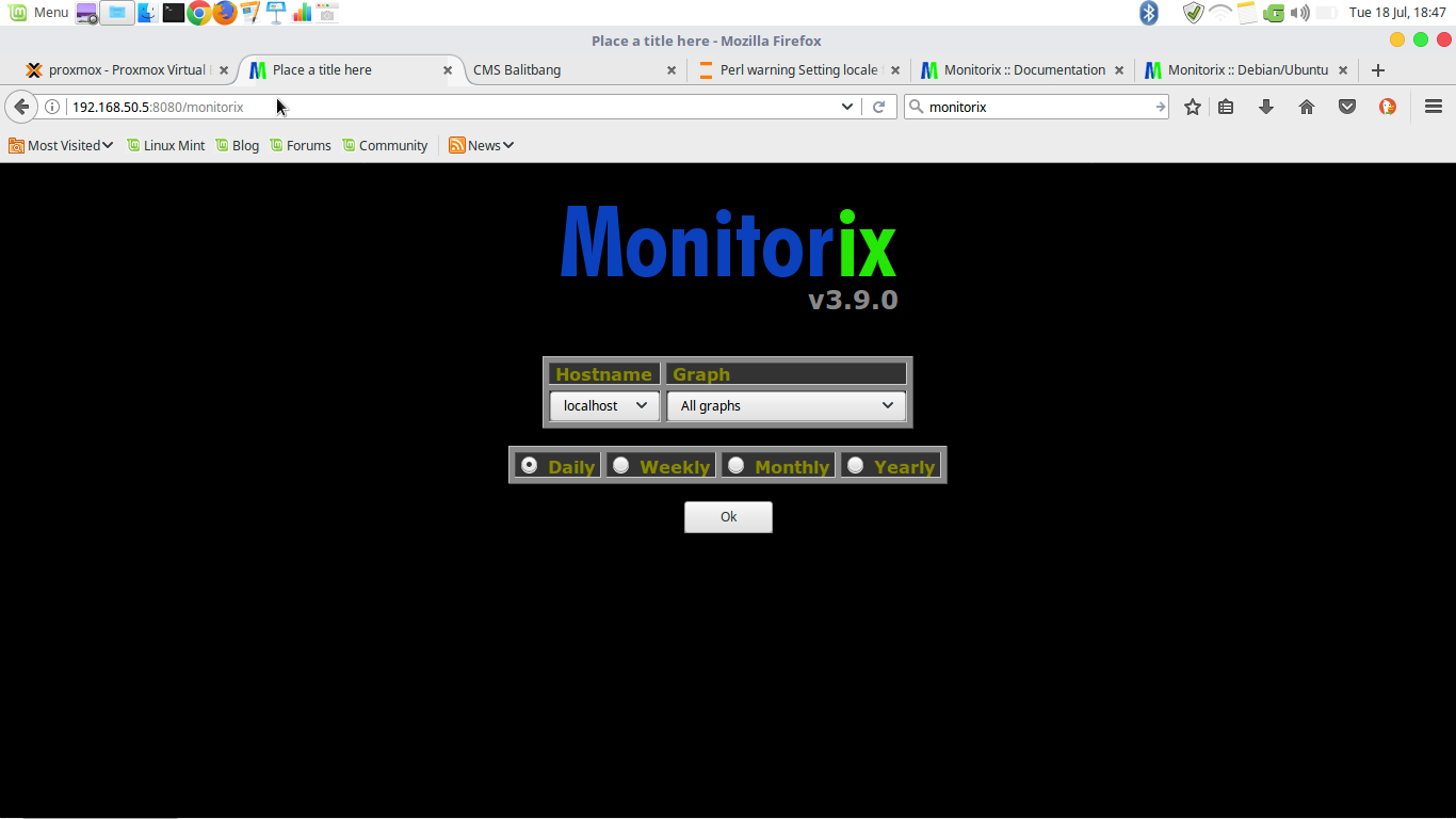Https 192.168 1 5. Monitorix. Debian Server Интерфейс.