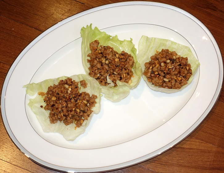 Spicy Minced Pork Lettuce Cups