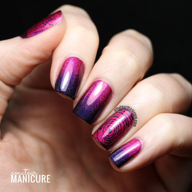 Amateur Manicure : A Nail Art Blog: Cyberpunky Holo Stamping