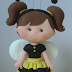 Molde Boneca Abelhinha
