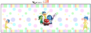 Del Revés, Intensamente o Inside Out: Etiquetas para Candy Bar para Imprimir Gratis. Etiquetas para imprimir gratis de Del Revés, Intensamente o Inside Out.