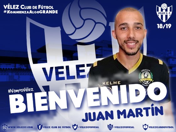 Oficial: El Vélez CF ficha a Juan Martín