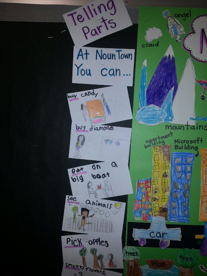 Mrs. Holder's First Grade Noun Town and Adventure Verbs