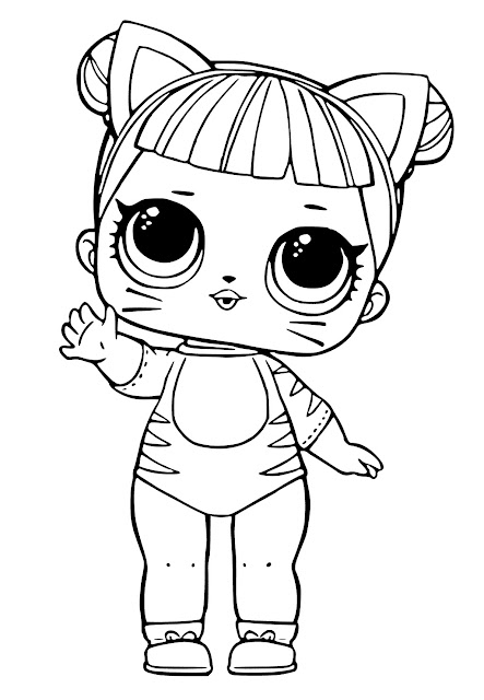 desenhos para colorir boneca lol como fazer