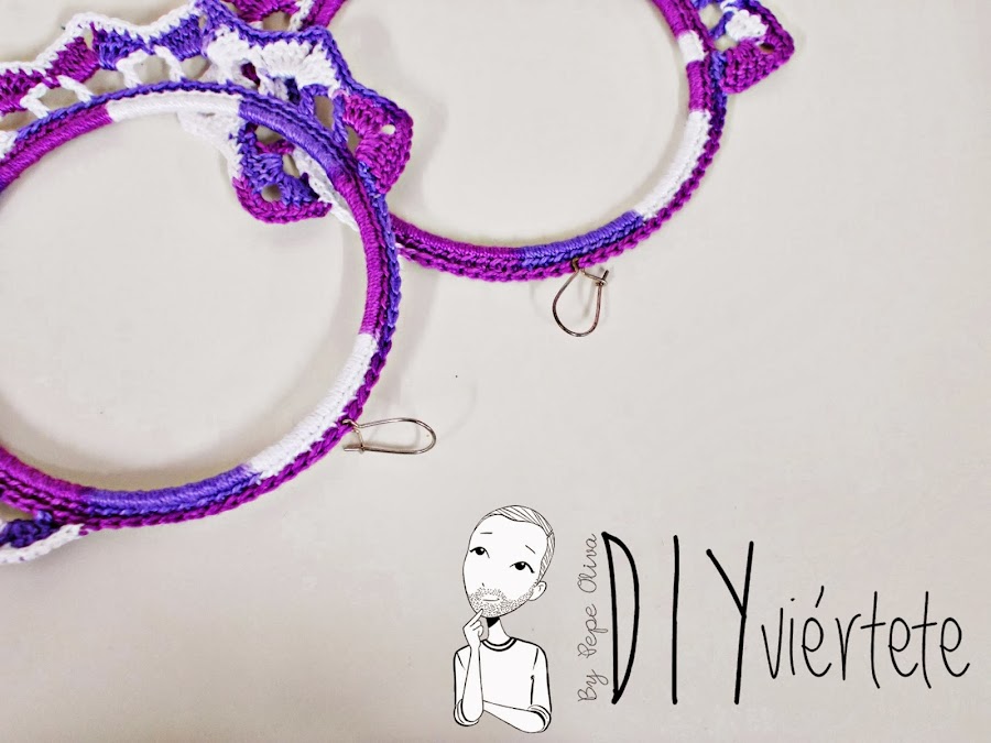 DIY-zarcillo-pendiente-bisutería-ganchillo-crochet-flamenca-Diyviértete6