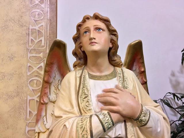 Angel statue at St. Joseph in Orleans, just east of Ottawa