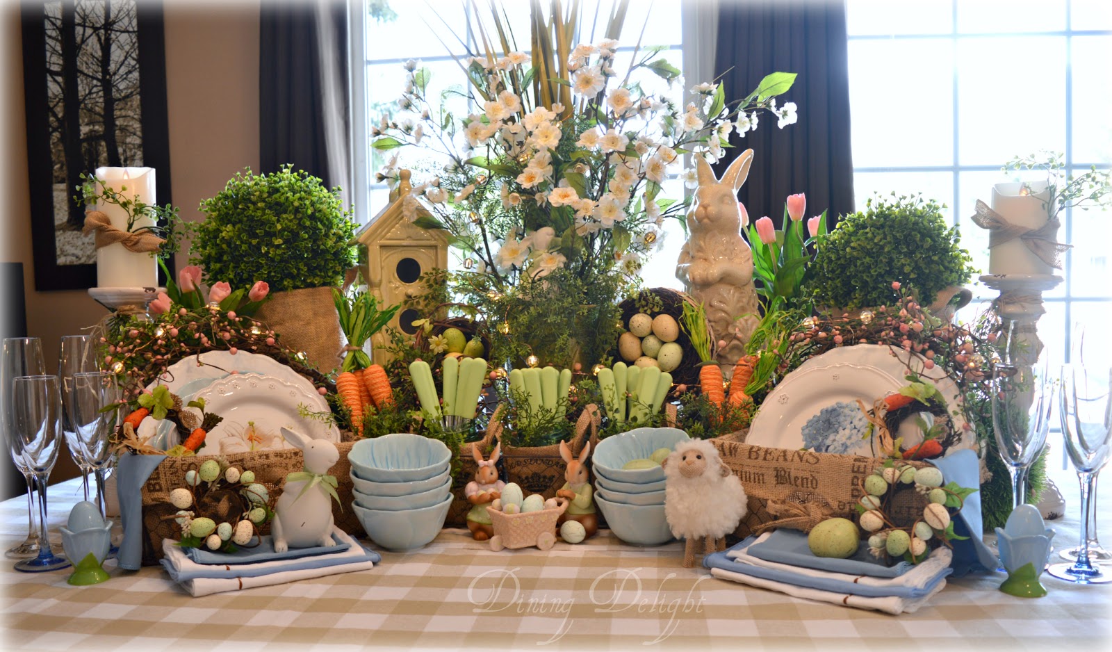 Dining Delight Easter Buffet Decor