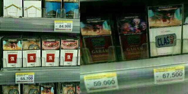 Banderol Rokok di Minimarket Sudah Mencapai 50 Ribu, Benar?