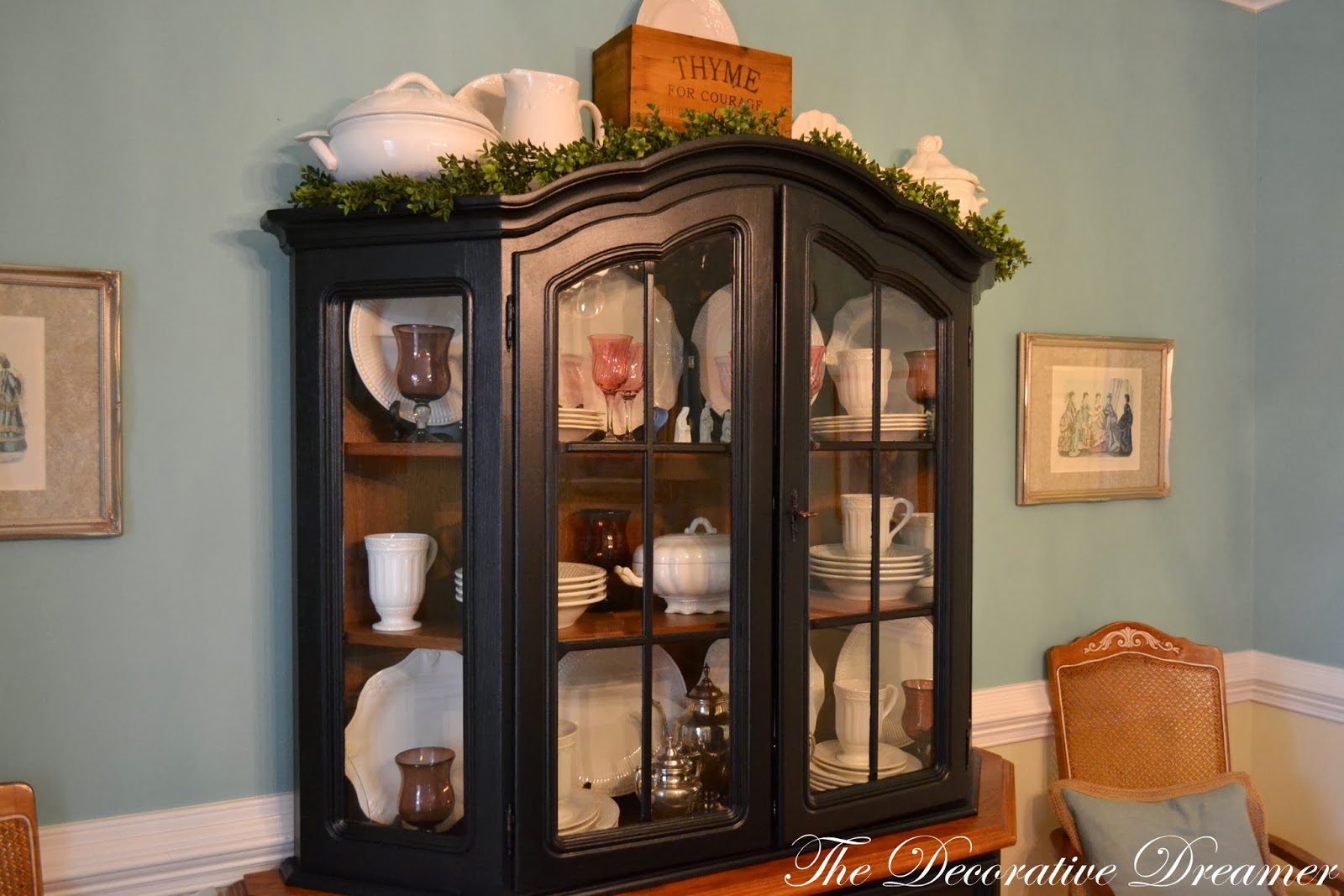 The Decorative Dreamer My Black China is finished!