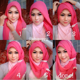 Tata Cara Memakai Hijab Pashmina Tata Cara Memakai Hijab Pashmina