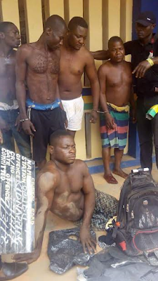 aa Photos: Police parade woman who supplies arms to suspected robbers in Cross River State
