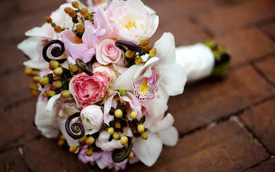 Un hermoso arreglo floral - Wedding flowers bouquet
