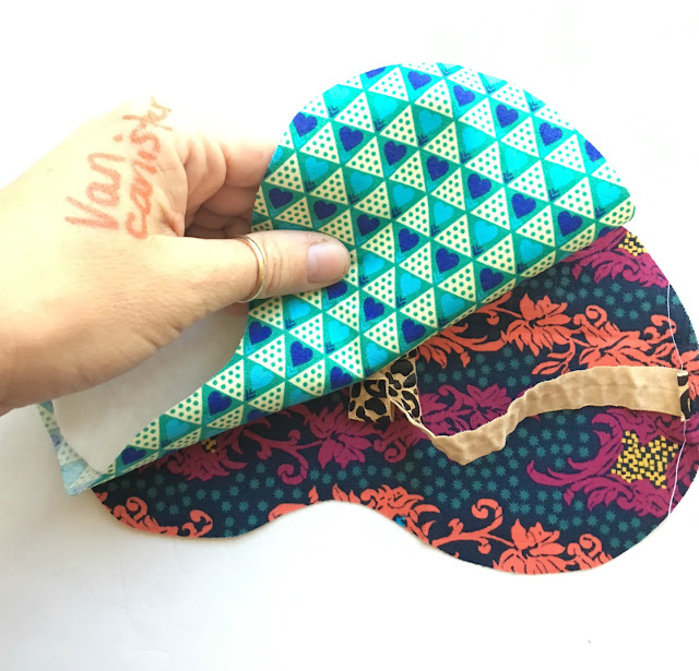 sewhungryhippie How to sew a sleep mask