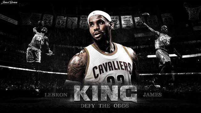 Lebron James The King Cavaliers - Fond d'écran en Full HD