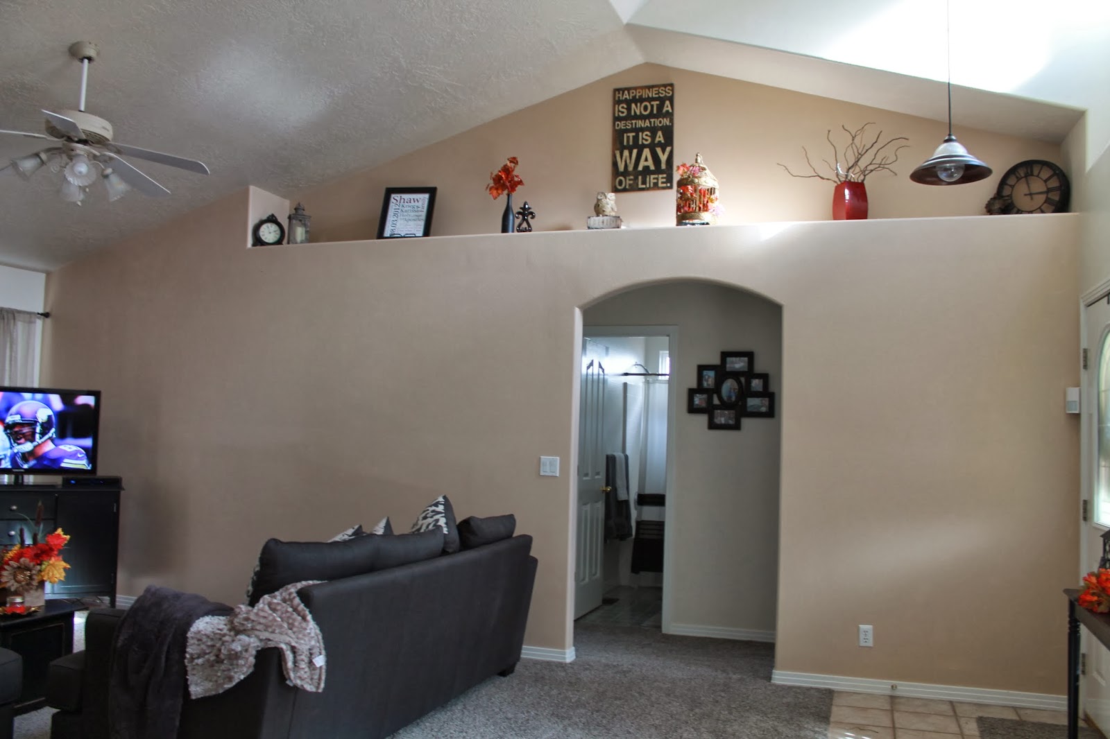 Decorating High Ledge In Living Room | House Decor Interior