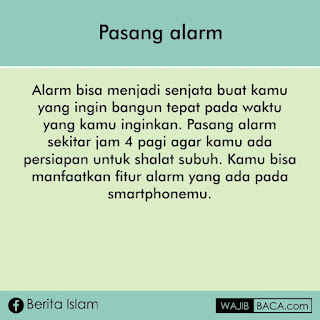 Cara Jitu Gampang Bangun Subuh Tiap Hari
