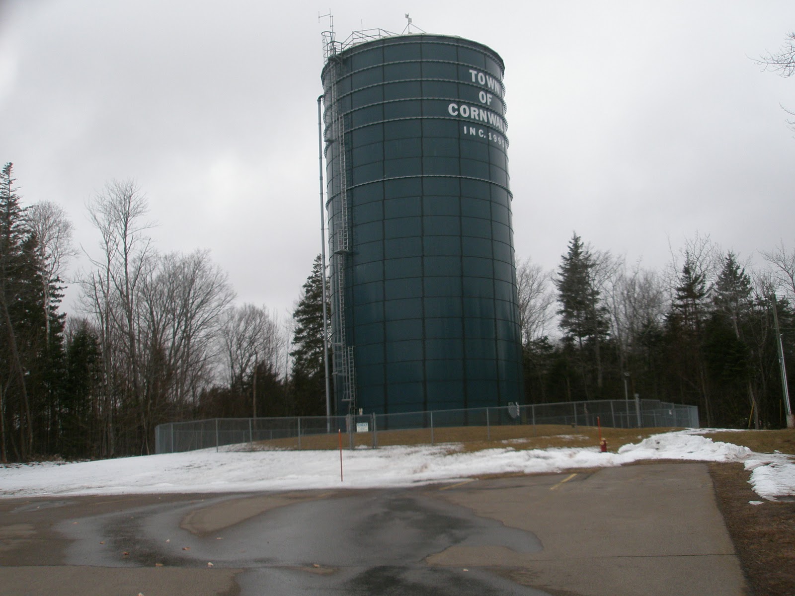 Pedaling PEI Water tower
