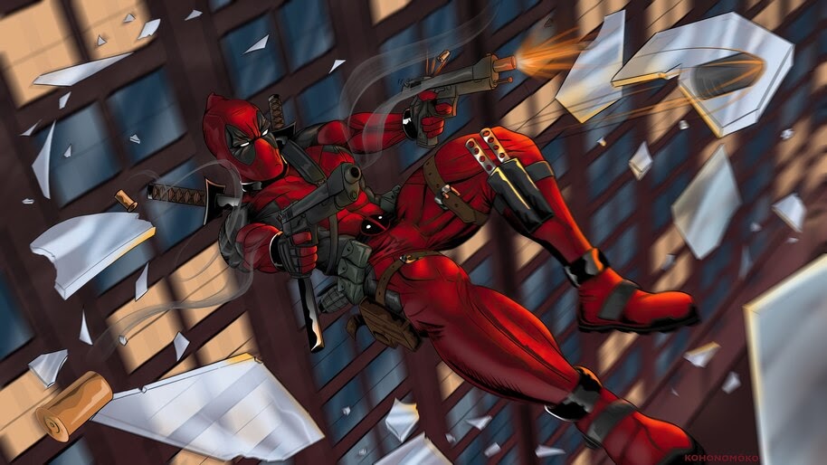 Deadpool, Guns, Marvel, Anti-Hero, 4K, #6.1138