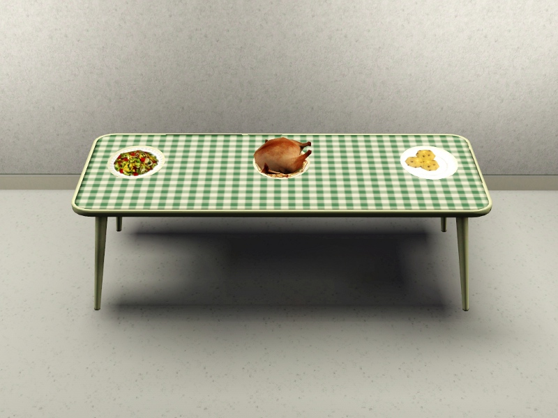 My Sims 3 Blog Less Formal Buffet Tables NEW MESHES Picnic, Bar