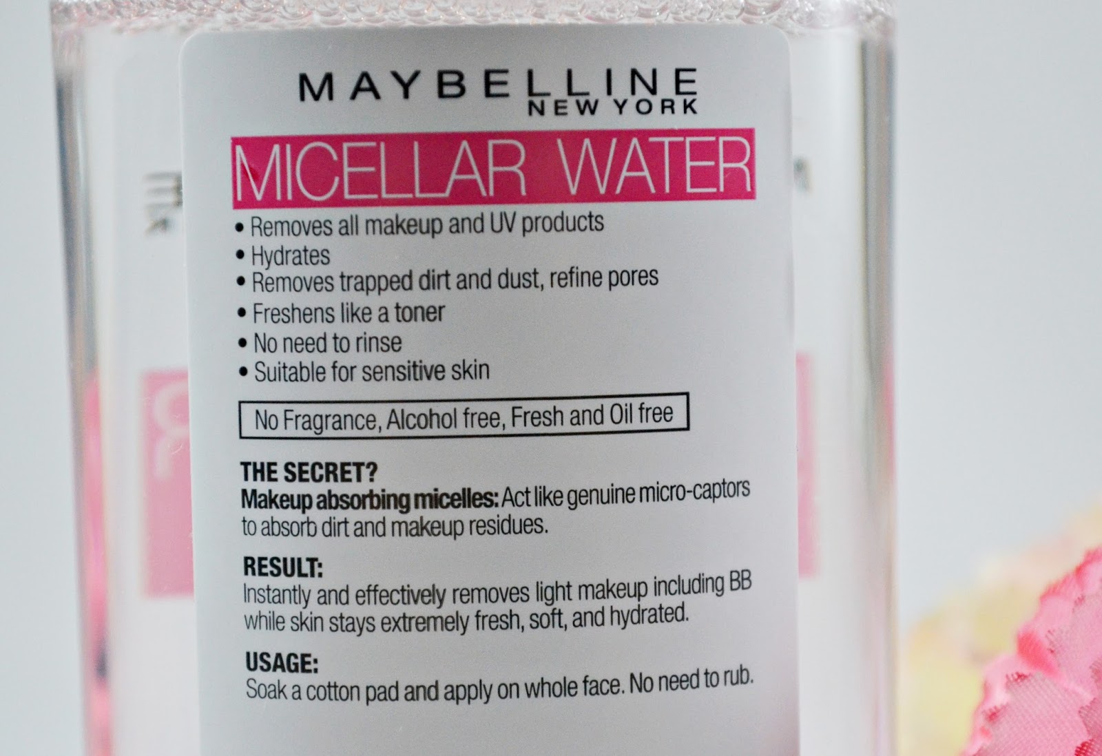 Maybelline Micellar Water All About Beauty 101