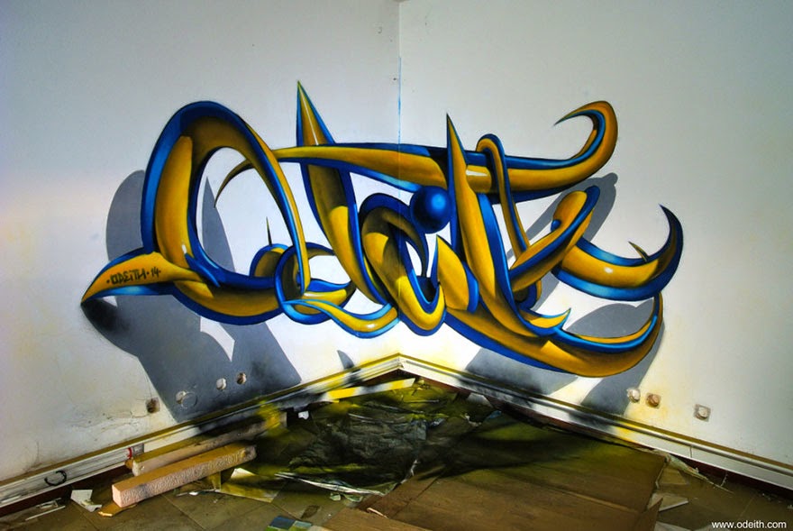 Incredible 3d Graffiti By Odeith