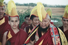 Lama Gangchen e Lama Michel por ocasião do entronamento de Lama Michel