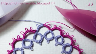 Tutoriel arceau double crochetage split chain