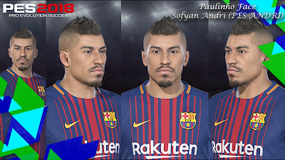 PES 2018 Faces Paulinho By Sofyan Andri PES 2018 Faces Paulinho By Sofyan Andri