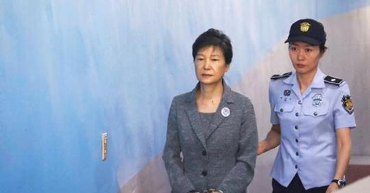 South Korean court sentences president Park to another eight years in jail ; total 24 years !!