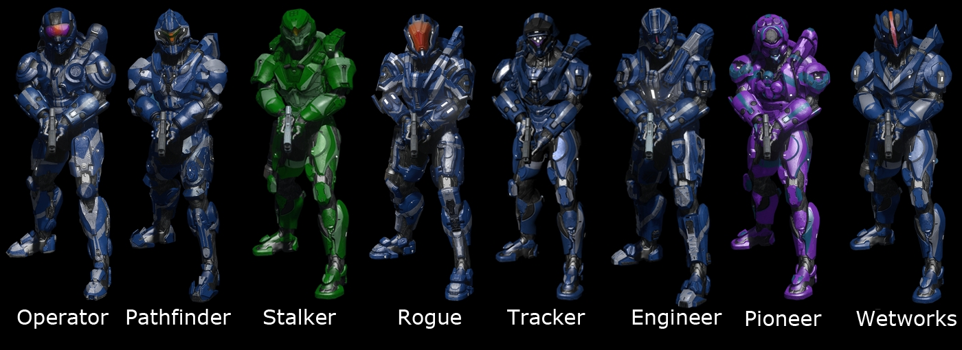 Halo Spartan Armors Multiplayer Specializations Feel Appearance Dont Englis...