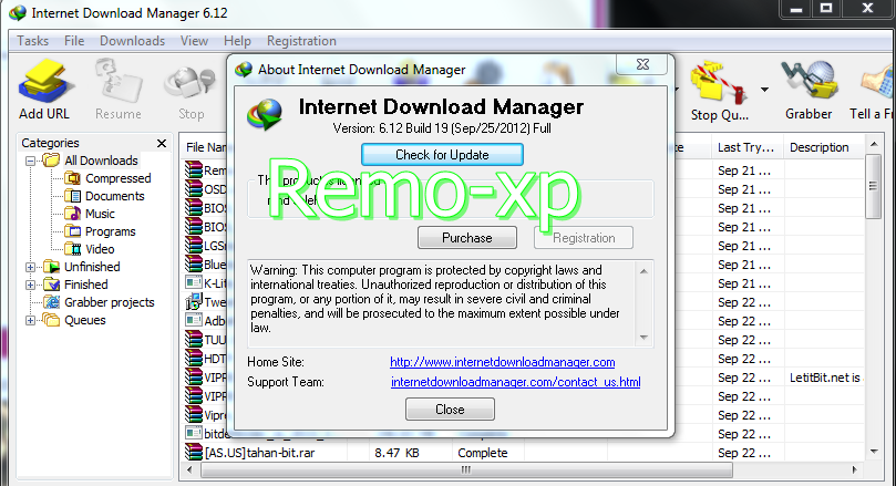 Internet Download Manager 6.12 Build 23 Full Patch