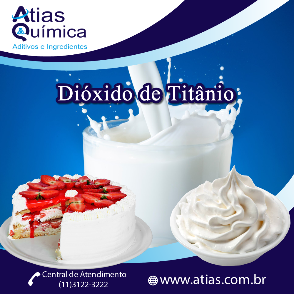 Atias Química Dióxido de Titânio Aditivos e Ingredientes. Atias Química Dióxido de Titânio Aditivos e Ingredientes.