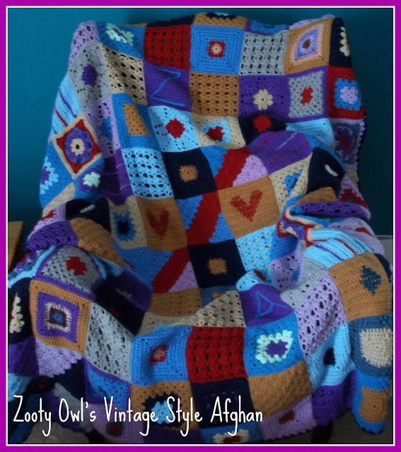 Vintage Style Crochet Afghan Vintage Style Crochet Afghan