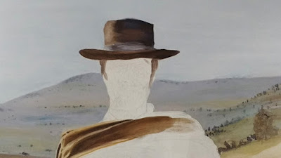 Proceso. Cuadro, retrato de Clint Eastwood Proceso. Cuadro de Clint Eastwood