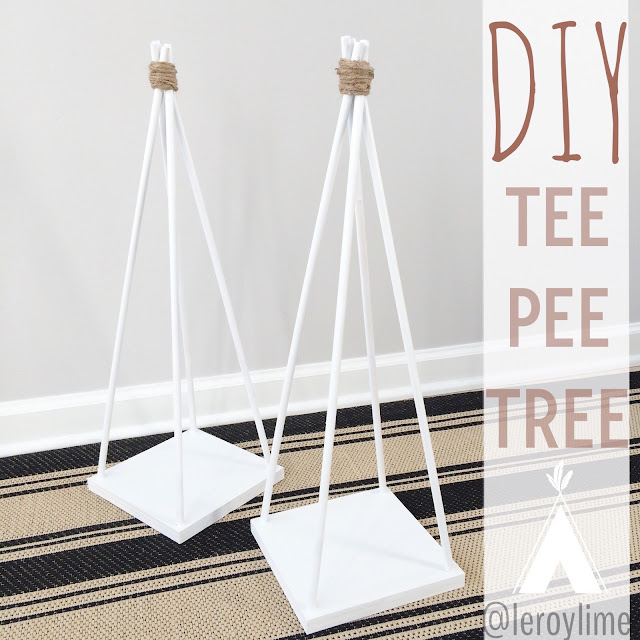 DIY Tee Pee Tree