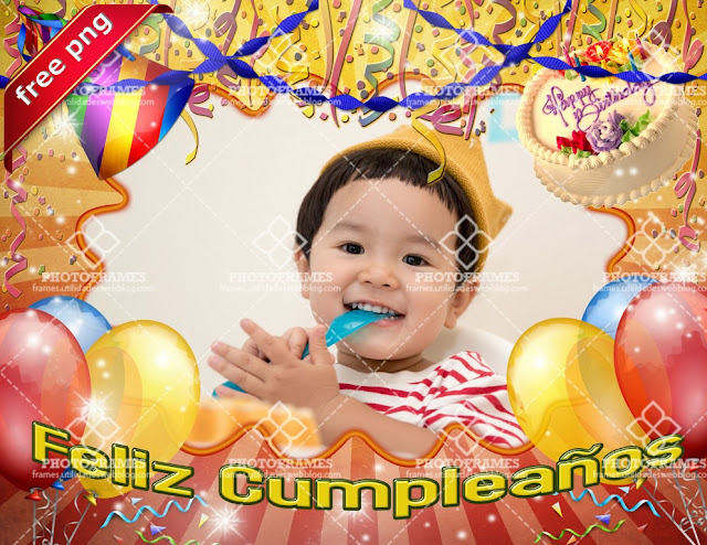 Marco para fotos de cumpleaños gratis