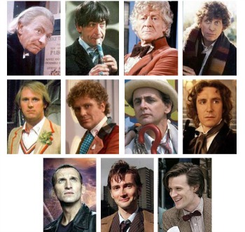 The Doctors from Doctor Who